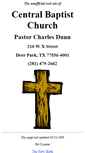 Mobile Screenshot of deer-park.central-baptist-church.us