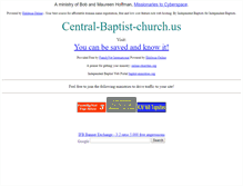 Tablet Screenshot of central-baptist-church.us
