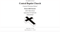 Desktop Screenshot of gainesville.central-baptist-church.us